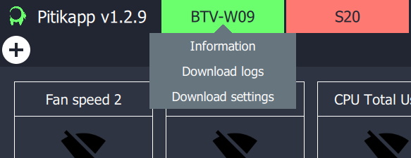 Download logs